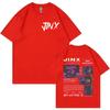 T-shirt Grafiche a Fumetti Arcane Jinx da Uomo e Donna, T-shirt a Maniche Corte Retro Gotico, T-shirt Casual in Cotone, Moda