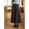 Women's High-Waist Wide-Leg Wool Blend Cropped Pants