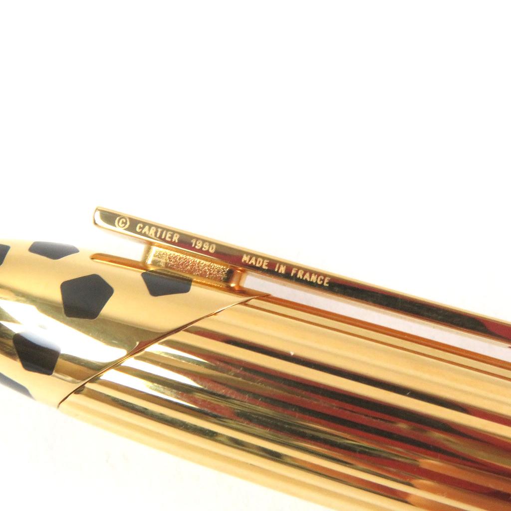 Excellent Cartier fountain pen PANTHERE de Cartier Trinity Black gold 18K mens Used