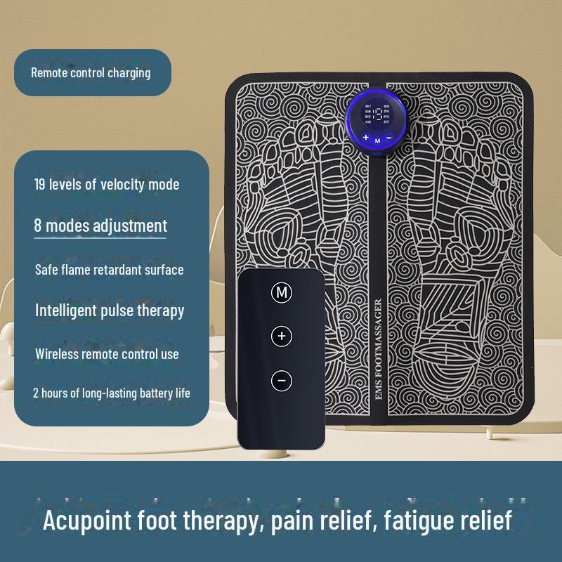 EMS Pulse Acupoint Foot Massager Pad for Household Foot Therapy Machine