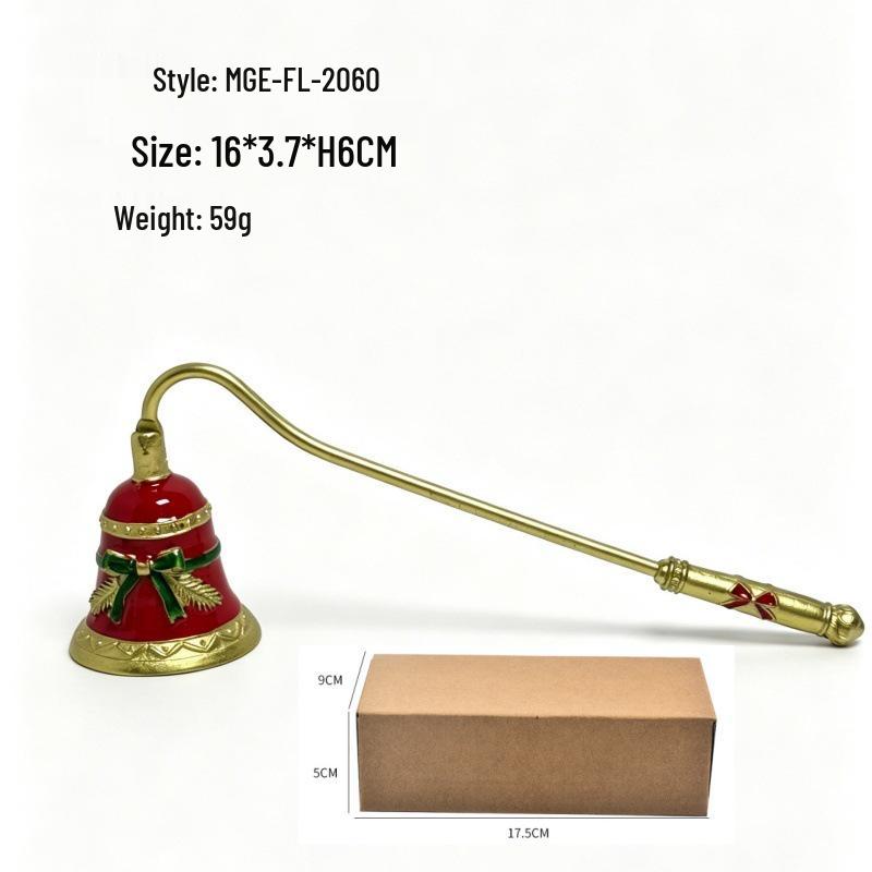 European Retro Handheld Candle Snuffer and Cover, Light Extinguisher Bell Tool, Perfect for Gifts.