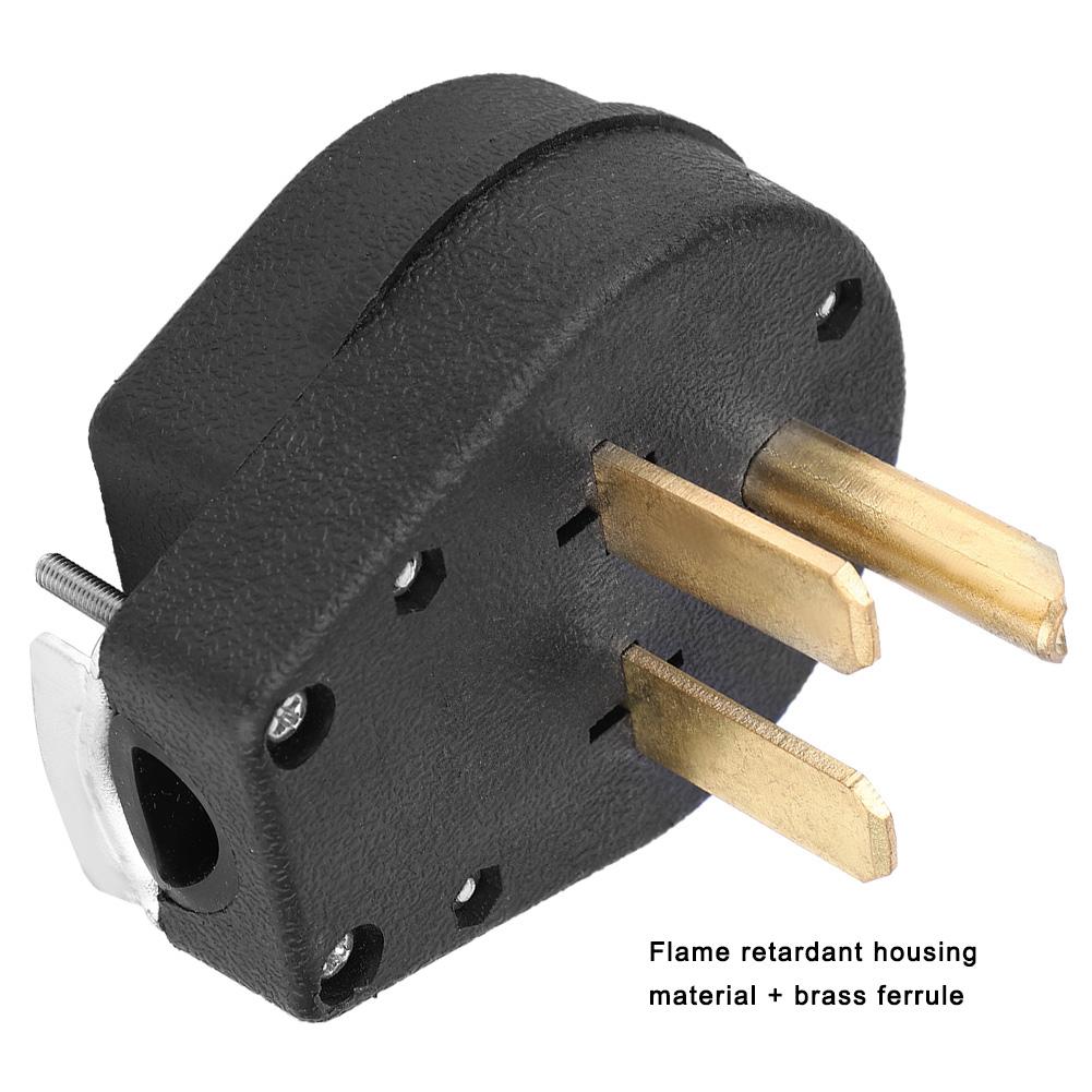 NEMA 630P  Industrial Grade Large Power Nylon&Brass 3 Core Power Plug