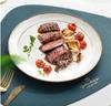 ZLIII Gold Rim Bone China Dinner Plate