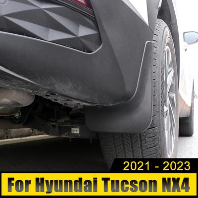 For Hyundai Tucson NX4 2022 2023 ABS Plastic Car Mudguards Splash Guards Fender Mudflaps Cover Case Protector