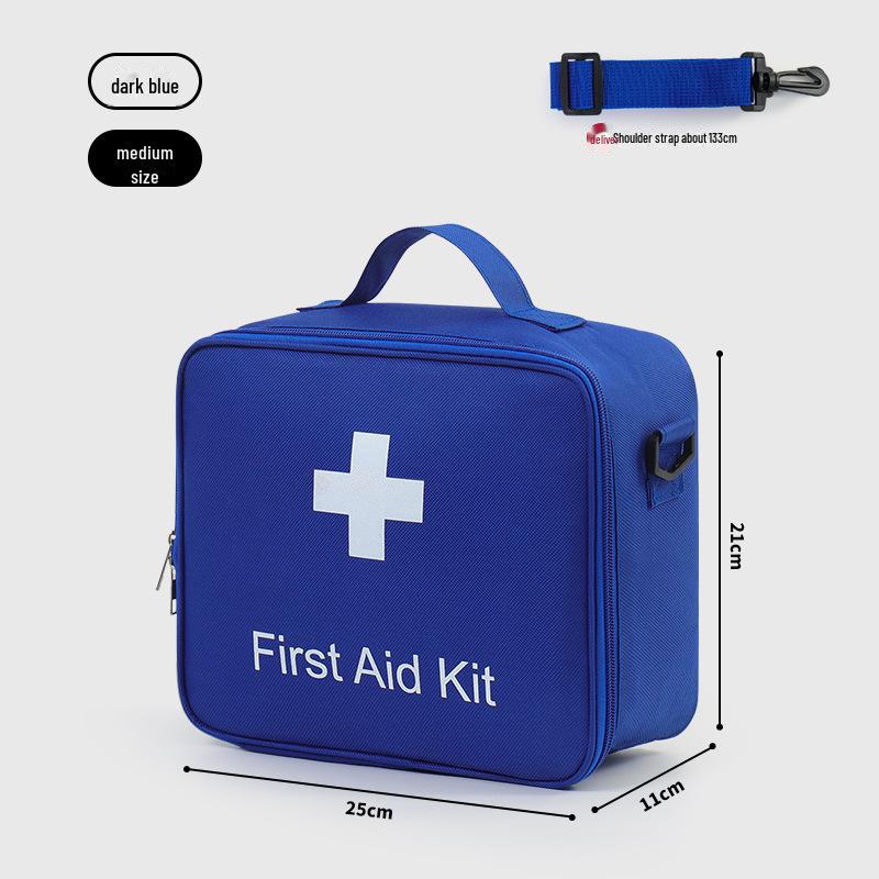 Sac à Médicaments Portable Grande Capacité - Parfait pour le Rangement d'Urgence à Domicile et en Extérieur