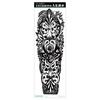 Waterproof Full Arm Tattoo Sticker - Trendy Floral Design