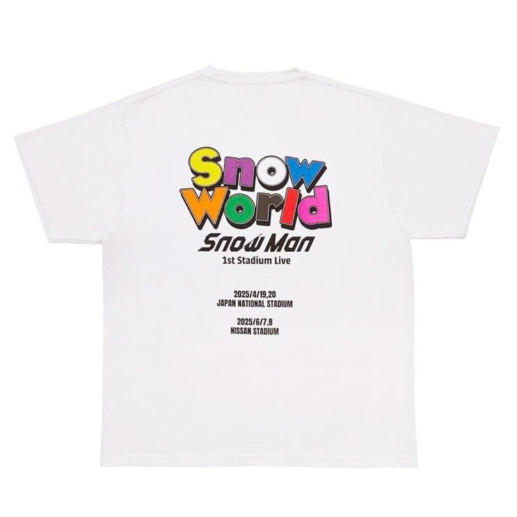 SnowMan 5th Anniversary Snow World T-shirt (logo Ver.)