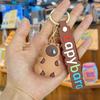 Cute Cartoon Capybara Pendant  Creative Simulation Capybara Keychain Exquisite Backpack Decoration Accessories Gifts