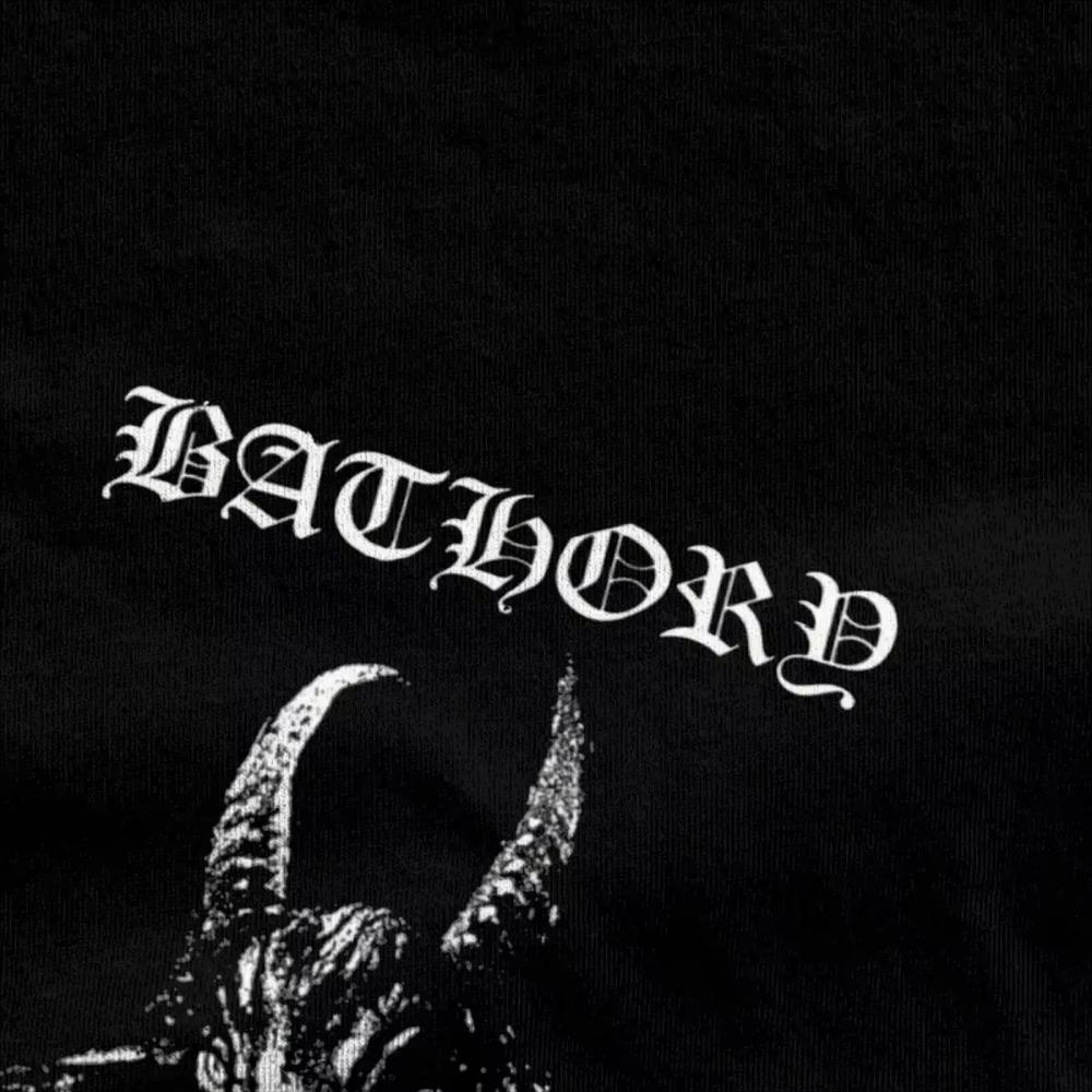 Men Women's Bathory Black Metal Shirt Merchandise Pure Cotton Clothes Funny Round Neck Tees Plus Size Shirts