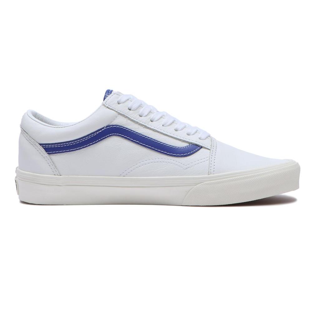 Vans Old School Vn0007ntz5d Leather Wht Blu