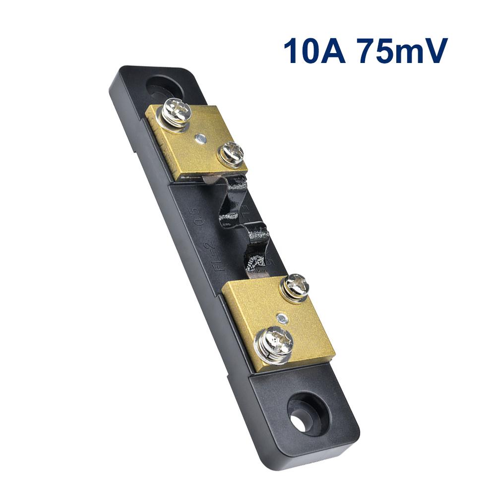 10A 20A 30A 50A 75mV External Shunt Current Meter Shunt Resistor Spilter for DC Digital Voltmeter Ammeter Voltage Meter