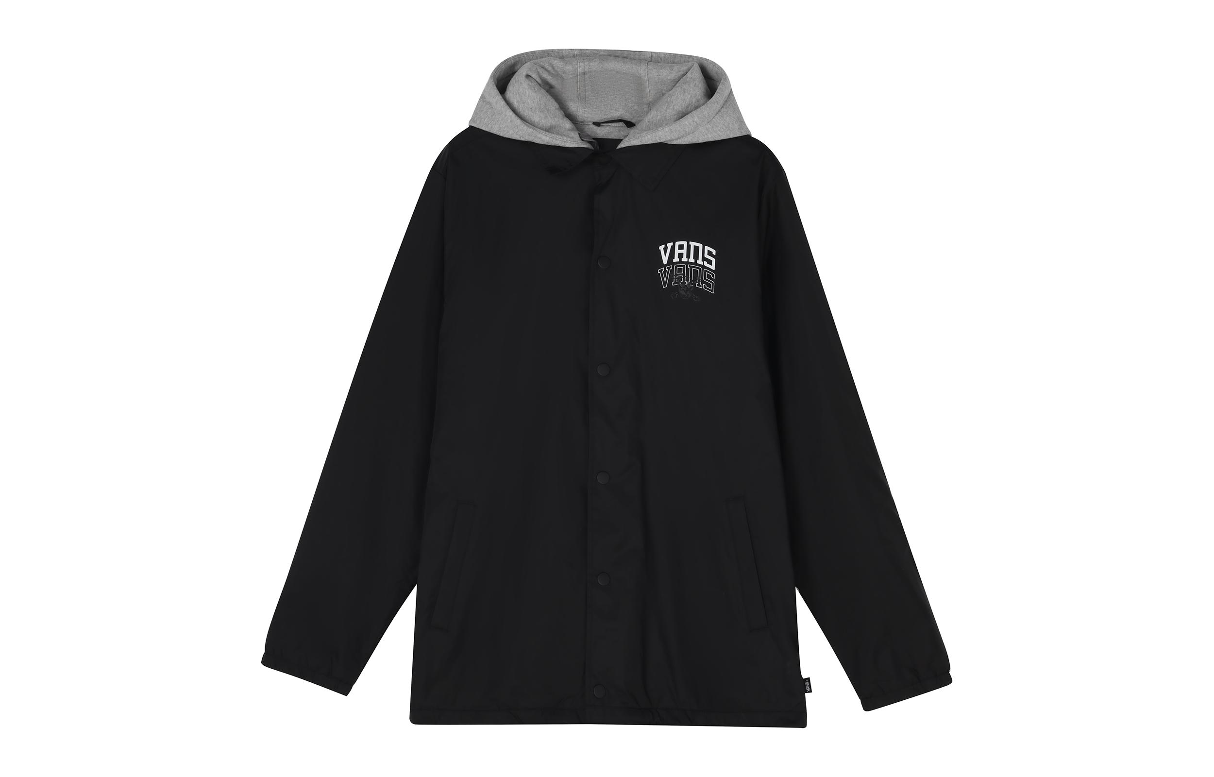 Vans Jackets Men s Black Hooded Moderate Other VN0A4MQVZ7F XS