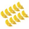 10Pcs Automatic Waterers Yellow Drinking Cups Bowl for Quail Chicken Birds Large SizeLeft