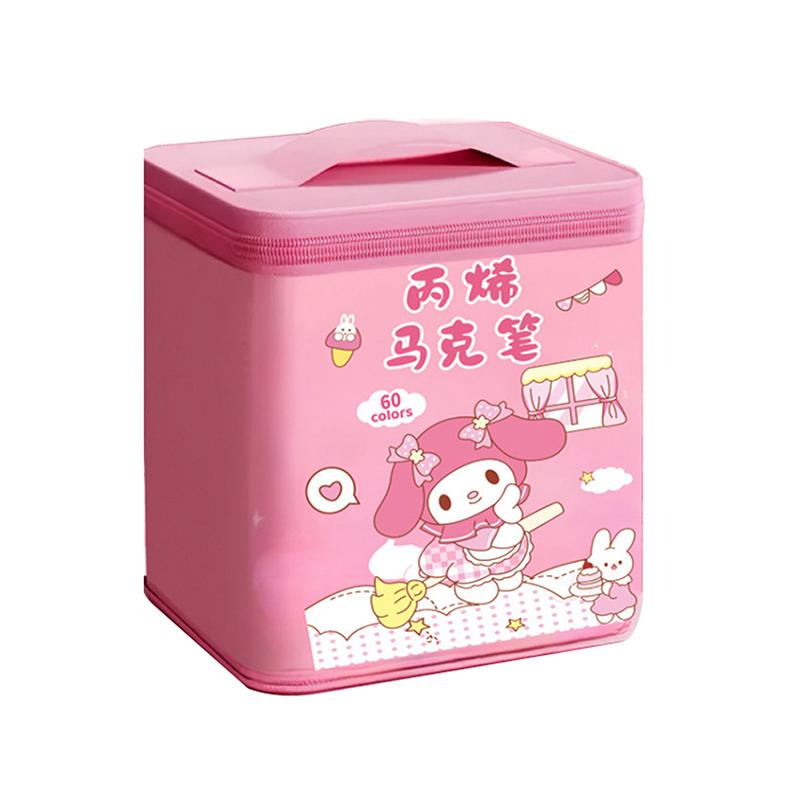 

Сумка для хранения маркеров, очень большая вместимость, на молнии, холщовая сумка для карандашей, сумка для канцелярских принадлежностей для акварельных ручек, портативная