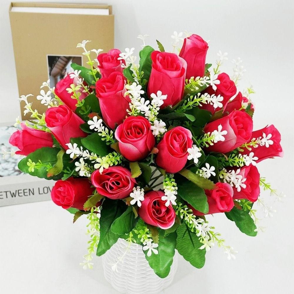 18 Heads Real Happy Lucky Flower 8 Colors Crystal Grass Bouquet  Home Decorative