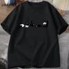 2025  Mood Cats T-Shirts Oversized Cat Mom Tee Funny  Short Sleeve Cat Lovers T Shirt Casual O Neck Summer Tops