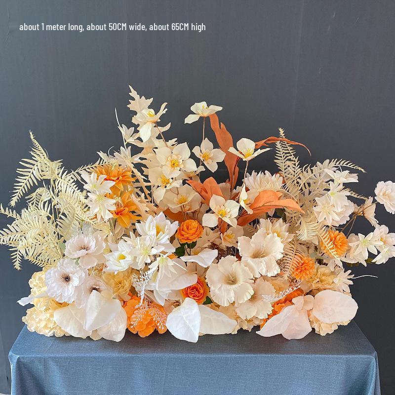 Artificial Wedding Venue Floral Decor for Aisle, Stage, and Reception