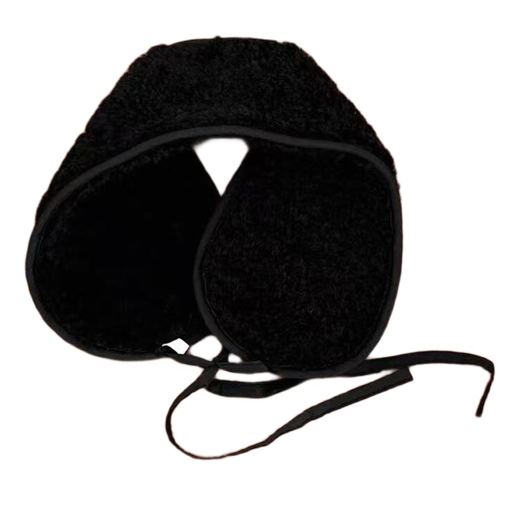 Lovely Short-fleeced Tie EarMuffs for Women and Kids Ear Warmer Headband for Winter Christmas New Year Gifts