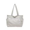 Shoulder Strap Leisure Shoulder Bag Solid Color Women Tote Bag Casual Corduroy Handbag  Female