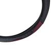 38CM Steering Wheel Cover Carbon     Elastic Handle Sleeve Non Slip Steering Wheel Cover for Car