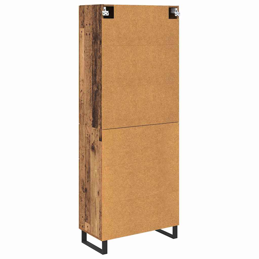 Highboard Reclaimed Wood 69.5 x 34 x 180 cm Particleboard