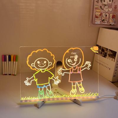 DIY Erasable LED Acrylic Light Board for Drawing & Messages
