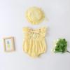 Conjunto de Mono y Falda de Verano de Moda para Bebé - Estilo Bordado para Recién Nacidos y Niños