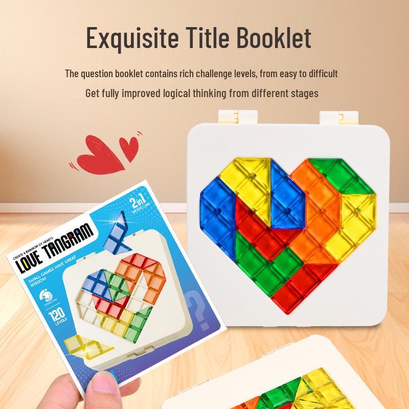 Smart Heart Jigsaw: Brain-Boosting Puzzle Game for IQ Training and Educational Fun