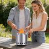Tabletop Fire , Made Of Stainless Steel, , Portable And Safe To Use, Suitable For Outdoor Patios And Gardens.