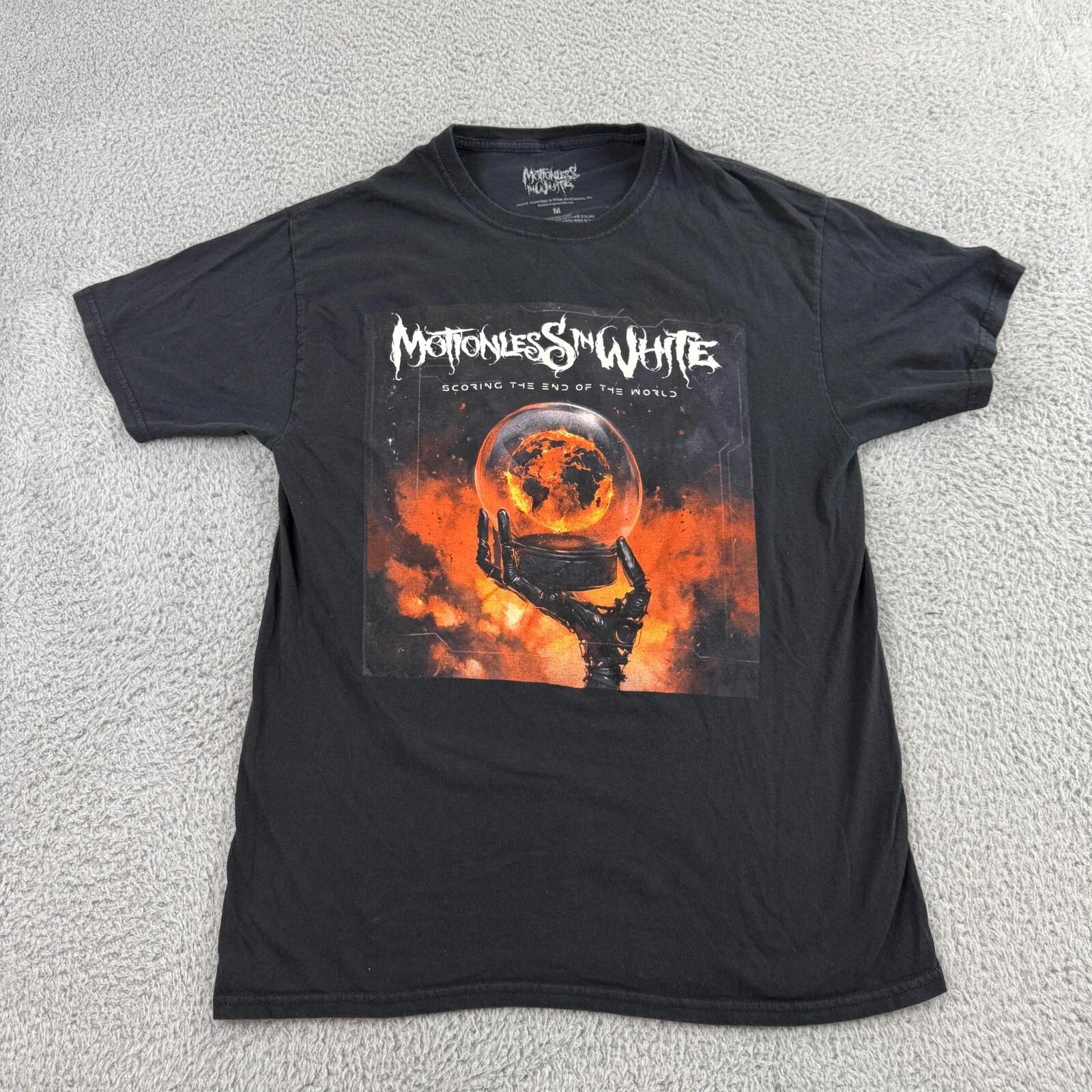

Motionless in White Shirt Mens Medium 2022 Tour Band Scoring End of the World XL