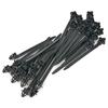 Quick Release Cable Zip Ties Cable Clips for Vehicle Wire Securing Easy Installation Nylon Fasteners Black