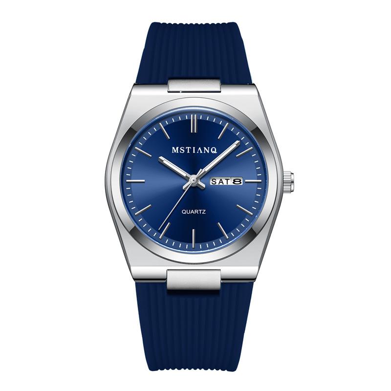 Watch Men'S Fashion Simple Double Calendar Premium Temperament Flavor Luminous Men'S Watch Quartz Watch