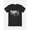 Men's Smoking Nun & Nun Art Print T-Shirt - Black & White Religious Iconography Casual Short Sleeve Round Neck Tee, Iconic Nun Painting Reproduction