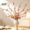 Silk Fall Floral Stems Long Artificial Bittersweet Branches, Berry for Vase, Faux Plants Fade Resistant Flowers Branches Thanksgiving Table