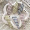 Korean Striped Oval Hair Clip: Fresh & Classy Side BB Bangs Hairpin