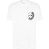 SS25 Round Neck Cotton Patch Graphic Short Sleeve T-Shirt Men T-Shirt White XM000556-AF10358-U0009