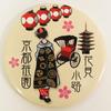Portable Mirrorcompact Mirrorhand mirrorGion Hanamikojican Mirror (Hanamikoji)Japanese souvenirJapanese Patterncan
