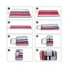 200x200cm Thickened Picnic Mat, Waterproof Large Portable Fleece Beach Blanket for Outdoor Camping BBQ Summer