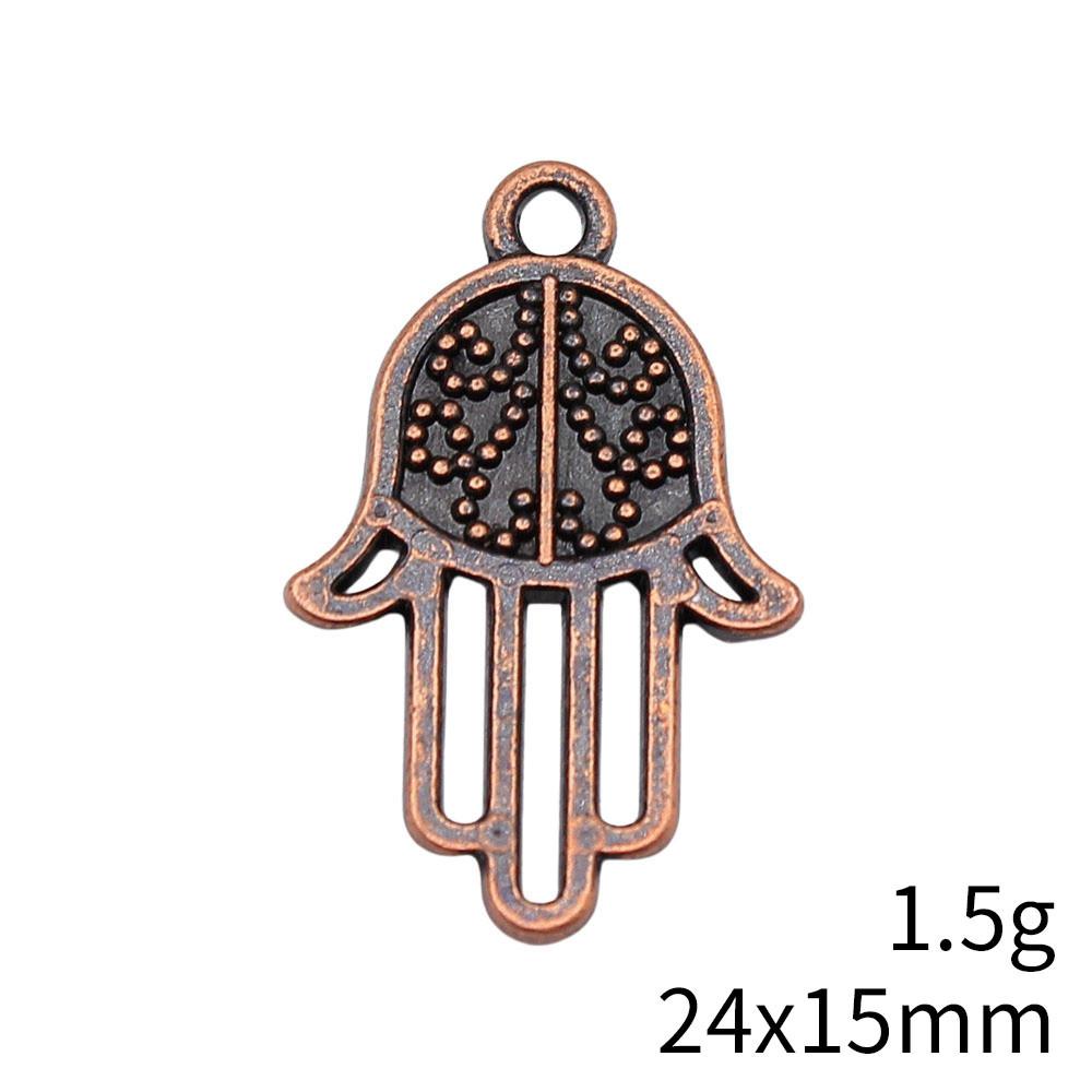 NewArrivals Charms For Necklace Hamsa Hand Talisman Amulet Charms Pendant Biz Phone Pendant