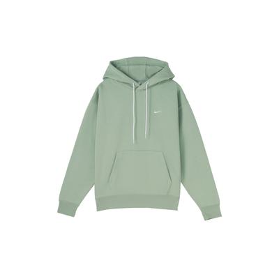 Nike Besticktes Logo Fleece Hoodie Herren Tops Hellgrün DA0316-006