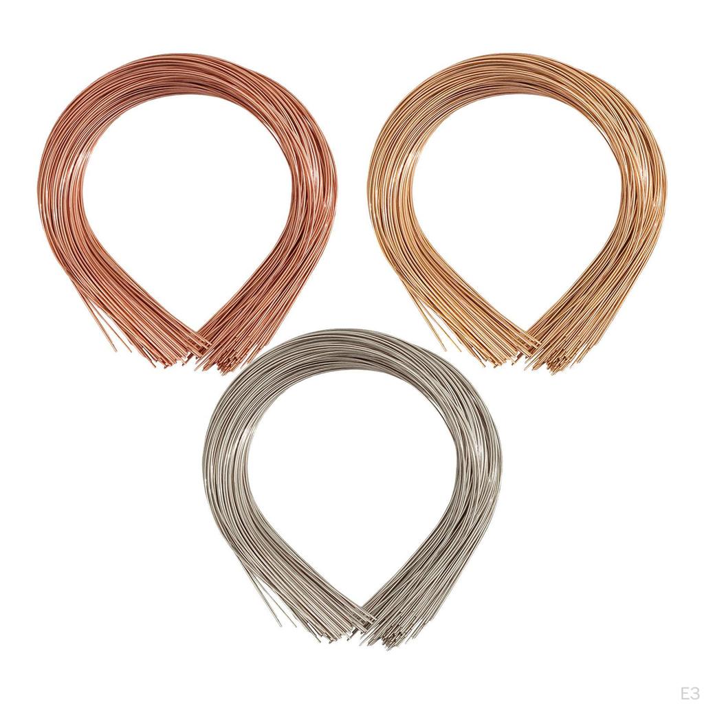50 Stück Großpackung Dünne Schlichte Leere Draht Metall Stirnbänder 1,5 MM Schlanke Herren Haarspangen, Kopfklemmen,