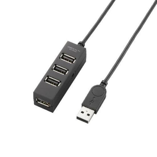 ELECOM of USB Hub for TVs (Set 2) 4-Port 2.0 U2H-TV003SBK