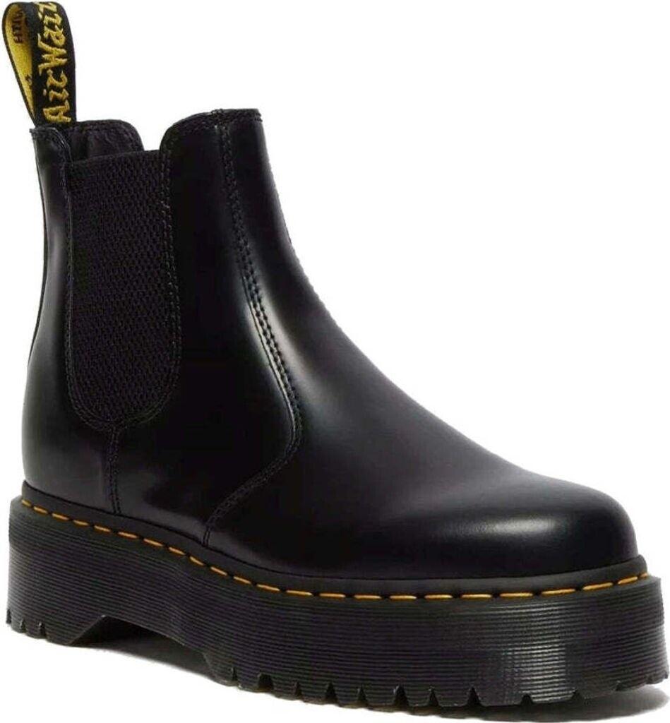 Ботинки Dr. Martens 2976 Plateau черные полированные гладкие