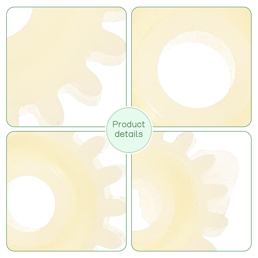 10 Stück Automatischer Eierwender Brutschrankteile Inkubatorzubehör Zubehör Zahnrad für Wendezubehör Reversibel