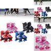 Patinete de Ruedas Ajustable Con Ruedas de PVC Antideslumbrantes y Material Transpirable Para Todas las Edades
