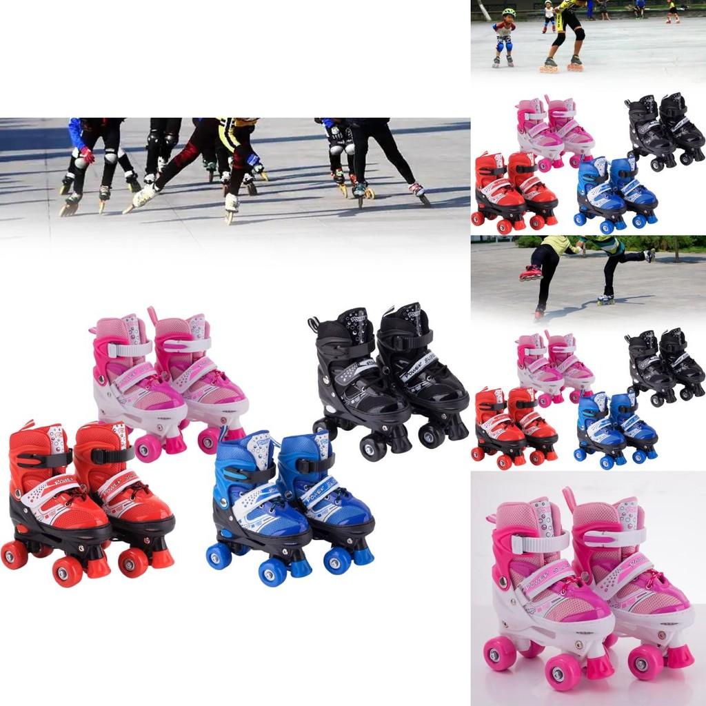 Patinete de Ruedas Ajustable Con Ruedas de PVC Antideslumbrantes y Material Transpirable Para Todas las Edades