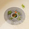 Silicone Drain Cover Hair Catcher, Bathroom Sink Strainer Shower Drain Stopper, Circular Bathtub Drain Protector