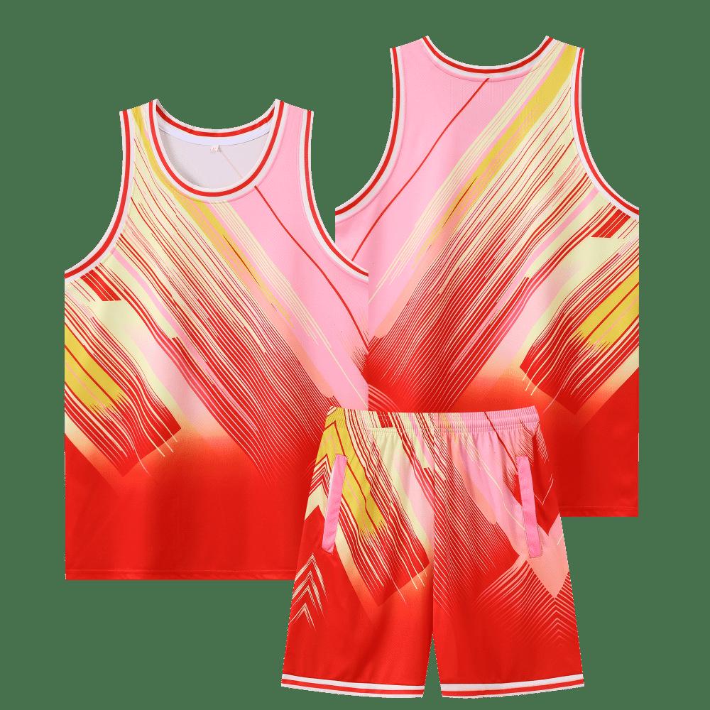 Gradient Camouflage Basketball Team Uniforms for College Students - Men's and Women's Custom Jerseys