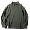 Double-Sided Fleece Turtleneck Base Layer Men's Autumn and Winter Basic Versatile Long-Sleeve T-Shirt Casual Warm Base Layer Thermal Top