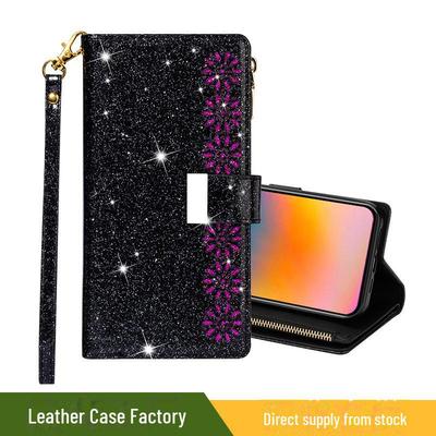 Samsung S23U Multifunctional Leather Phone Case with Card Holder and Lanyard